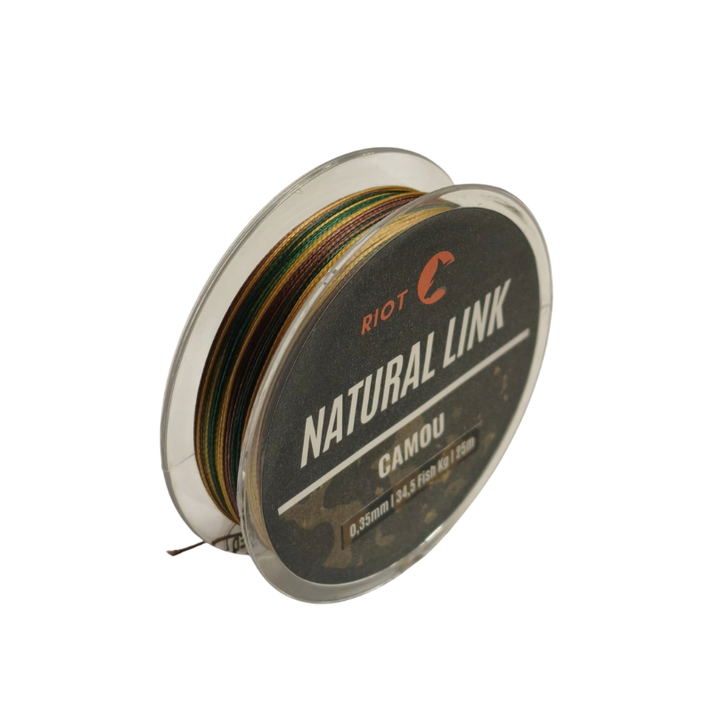 Trenzado Riot Natural Link Camou 0,35mm 25m