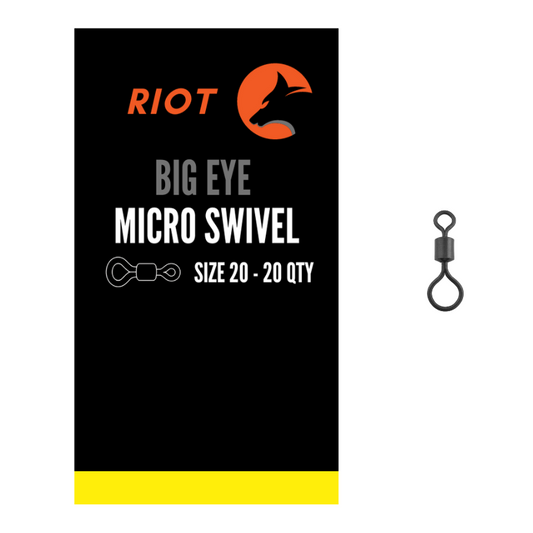 Riot Big Eye Micro Swivel Size 20 20uds
