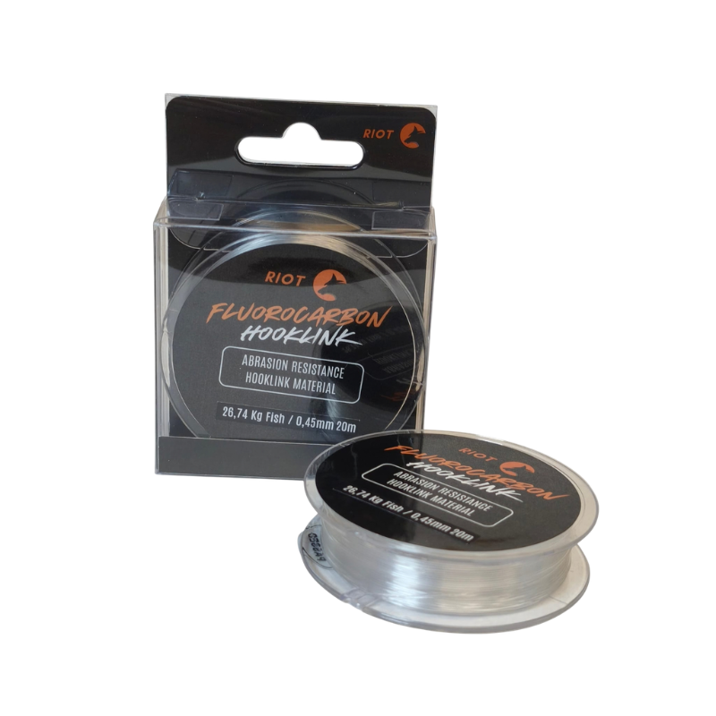 Fluorocarbono Riot Hooklink 0,35mm 14,80 fish kg 20m