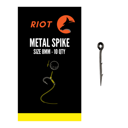 Riot Metal Spike Size 8mm 10uds